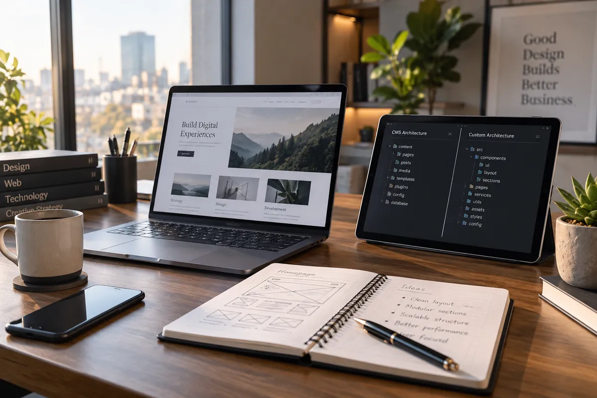 Custom Website vs WordPress: Which One is Better for Your Business?